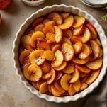 Mele caramellate nella tortiera