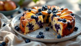 Torta ai mirtilli
