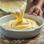 Il composto va nella teglia imburrata