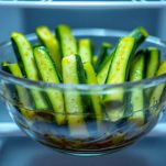 Marinatura delle zucchine fritte