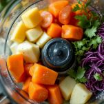 Frullatura degli ingredienti