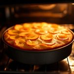 Torta alle pesche in forno