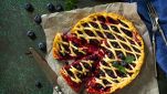 Crostata senza glutine con marmellata di frutti di bosco