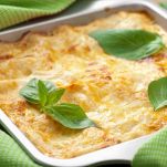 Lasagne con zucchine, ricotta e pesto