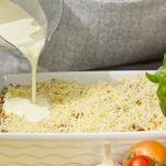 Lasagne in preparazione