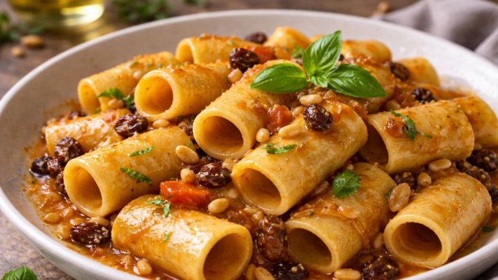 Paccheri alla siciliana