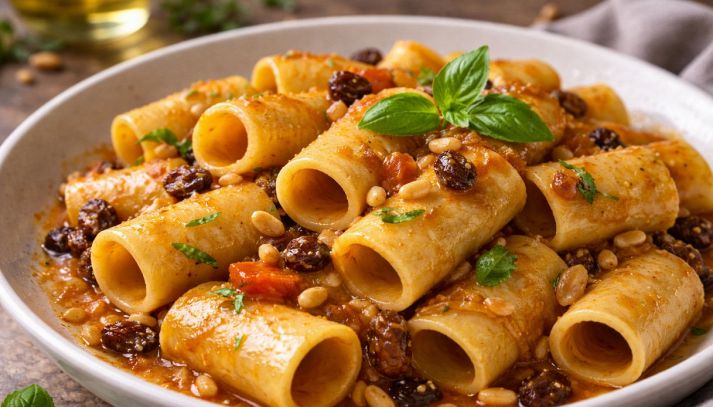 Paccheri alla siciliana