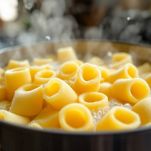 cottura dei paccheri in abbondante acqua salata