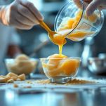 Sorbetto pronto da mettere in freezer