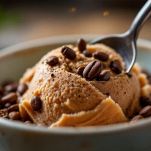 Preparazione del sorbetto per il servizio