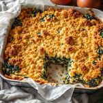 Torta salata agli spinaci pronta