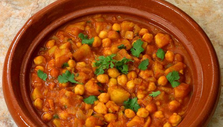 Vegan Curry di Ceci e Patate Dolci