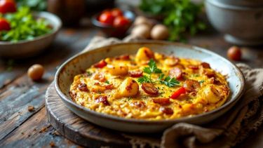 Frittata di patate e cipolle