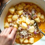 Frittata di patate e cipolle