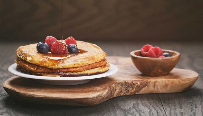 Ricetta vegan: Pancakes senza uova con sciroppo d
