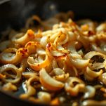 Cipolle nell'olio per 15-20 minuti