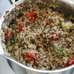 quinoa con verdure