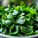 Preparazione degli spinaci
