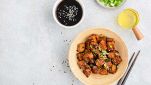 Tofu marinato alla griglia con salsa di soia