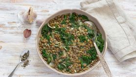 Zuppa di lenticchie e cavolo nero
