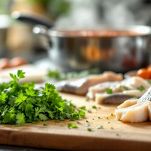 Prezzemolo per il baccalà alla livornese