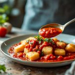 Baccalà alla livornese pronto