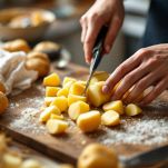 pelate tagliate e pelate