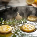 Olio per cuocere gli involtini di pollo