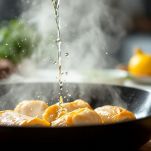 rosolatura degli involtini di pollo