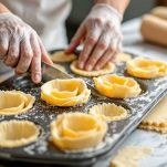 Formate i cestini di pasta sfoglia