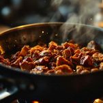 Rosolatura della carne secca