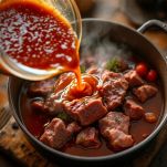 Salsa di pomodoro in padella