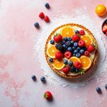 La guarnizione con la frutta