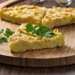 cuocete il gateau per circa 40 minuti a 200° o fino a quando la superficie sara ben gratinata e dorata