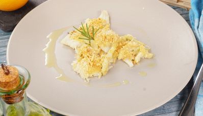 Filetti di sogliola con finocchi in gratin aromatico