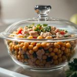 Insalata di ceci e tonno pronta