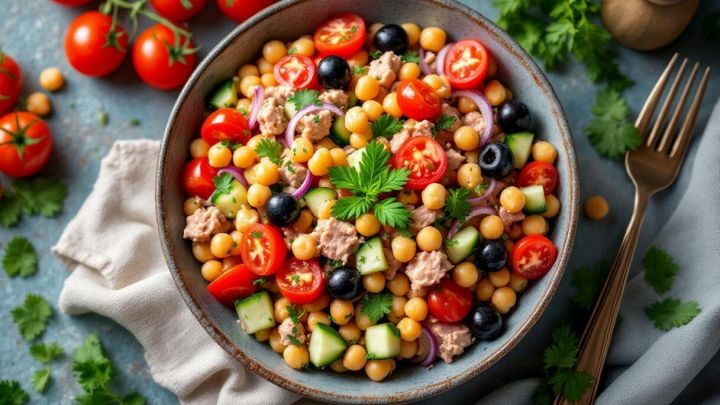 Insalata di ceci e tonno