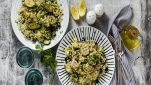 Risotto al limone e zucchine grigliate