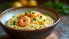 Risotto limone e gamberetti