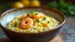 Risotto limone e gamberetti