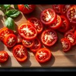 La preparazione dei pomodori