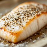 Filetto di spigola condito