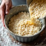 Torta di riso pronta per il riposo.