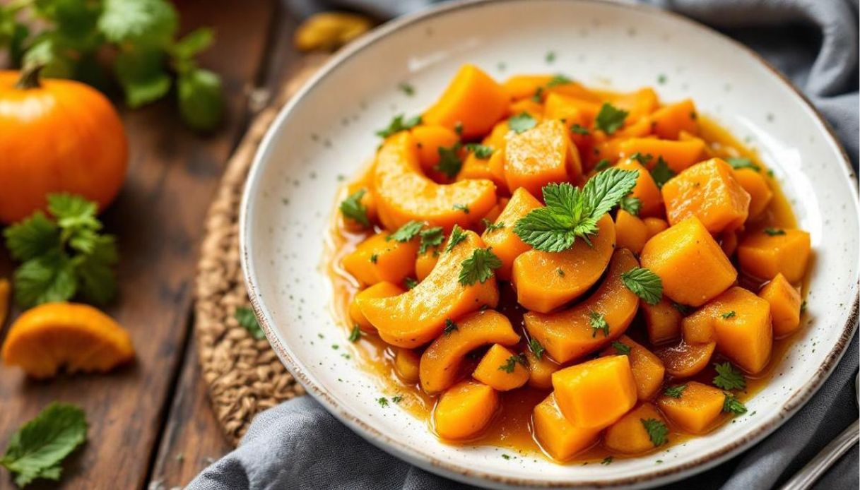Zucca in agrodolce