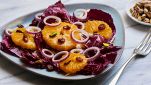 insalata di radicchio e agrumi con pistacchio