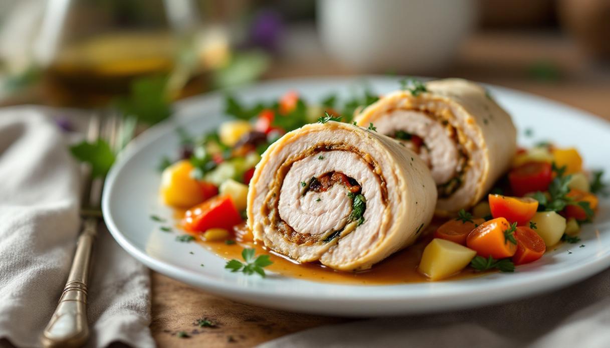 Involtini di tacchino
