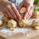 Lavorazione polpette di cavolfiore