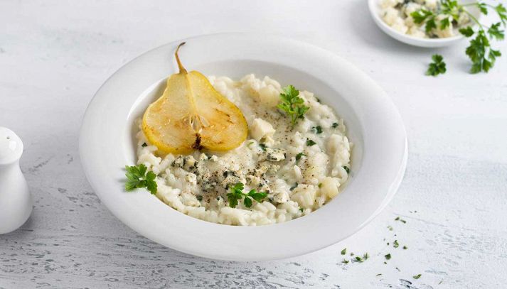 Risotto alle pere e gorgonzola