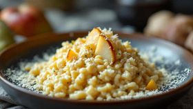 Risotto pere e gorgonzola
