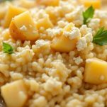 Pere e gorgonzola nel risotto